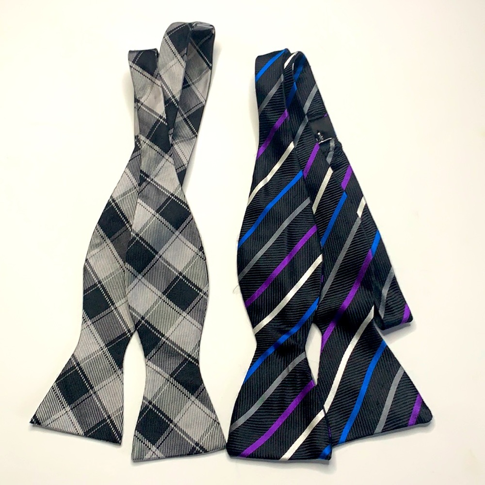 Two Silk Adjustable Ties - image 1